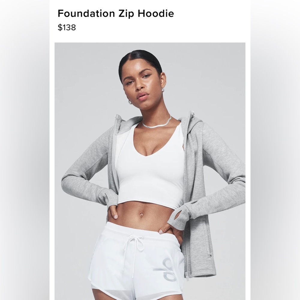 Zip-up hoodie